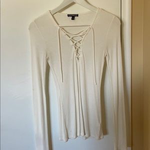 Express White long sleeve